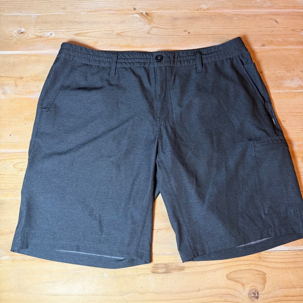 O'Neill Crossover Hybrid Shorts Mens 38 Charcoal Grey Heather Cargo Boardshorts